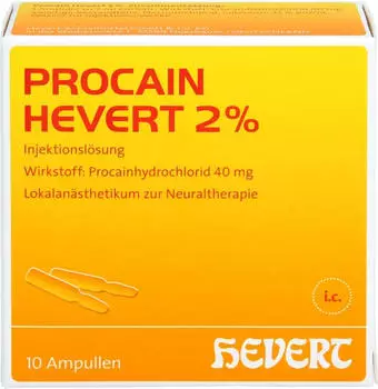 Procain Hevert 2% Injektionsl&ouml;sung Ampullen (10x2ml)