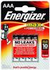 Energizer Max Micro, Energizer Max Micro Alkali-Mangan Batterie AAA, 4 Stück