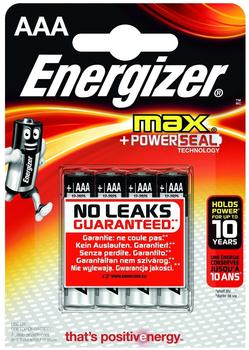 Energizer max AAA Micro Batterie (4 St.)