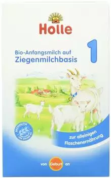 Holle Bio-Anfangsmilch aus Ziegenmilch von Geburt