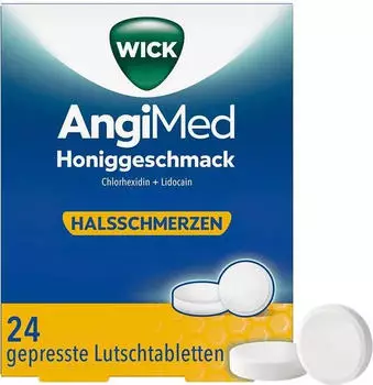 AngiMed Honiggeschmack 5mg/1mg Lutschtabletten (24 Stk.)