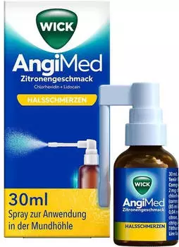 AngiMed Zitronengeschmack 2mg/ml+0,5mg/ml Spray (30ml)