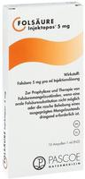 PZN-DE 11155763, Pascoe pharmazeutische Pr&auml;parate Fols&auml;ure Injektopas 5 mg 10