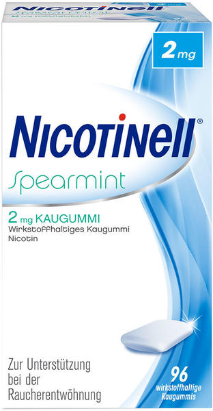 Nicotinell Spearmint 2 mg Kaugummi (96 Stk.)
