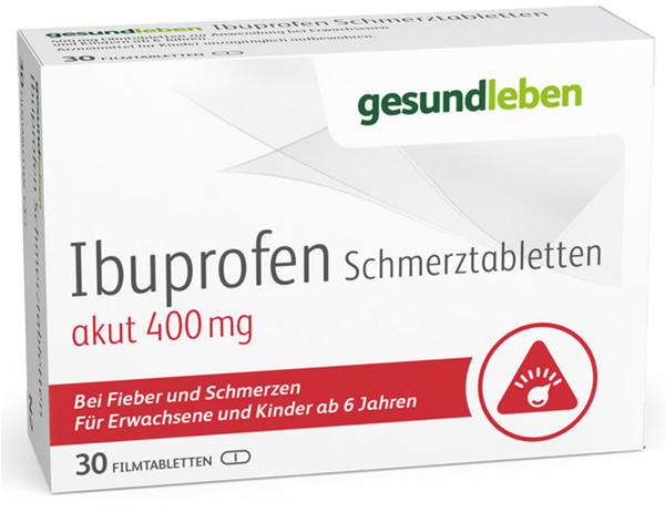 Ibuprofen Schmerztabletten 400 mg Filmtabletten (30 Stk.)