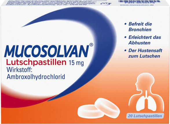 Boehringer Ingelheim Mucosolvan Lutschpastillen 15 mg (40 Stk.)