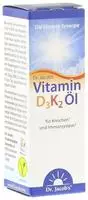 Dr. Jacob's Vitamin D3K2 &Ouml;l 800 IE/20 mcg D3+K2 640 Tropfen 20 ml