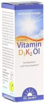 Dr. Jacobs Vitamin D3 K2 Öl Tropfen (20 ml)