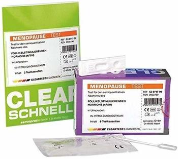Diaprax Menopause Cleartest Testkarte (6 Stk.)