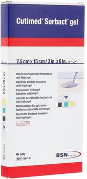 ACA MüllerADAG Pharma CUTIMED Sorbact Gel Kompressen 7.5x15 cm