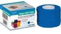 H&ouml;ga Fixierbinden Haft Color, blau, selbsthaftend ohne Klebstoff, 4m x 4cm,