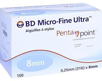 B2B Medical Bd Micro Fine Ultra Pen-Nadeln 0,25 x 8 mm (100 Stk.)