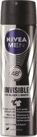 NIVEA MEN Black & White Invisible Original Anti-Transpirant Spray 150 ml,...