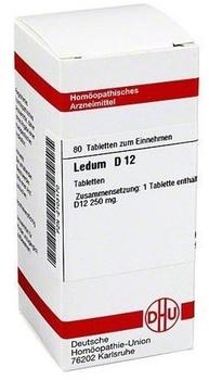 DHU Ledum D 12 Tabletten (80 Stk.)