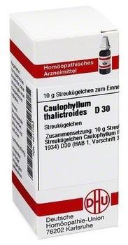 DHU Caulophyllum Thalictroides D 30 Globuli (10 g)