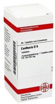 DHU Cantharis D 6 Tabletten (80 Stk.)