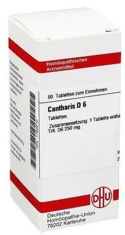 DHU Cantharis D 6 Tabletten (80 Stk.)