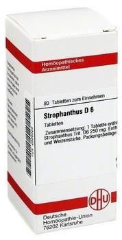 DHU Stk.Rophanthus D 6 Tabletten (80 Stk.)