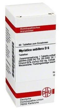 DHU Myristica Sebifera D 6 Tabletten (80 Stk.)