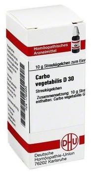 DHU Carbo Vegetabilis D 30 Globuli (10 g)