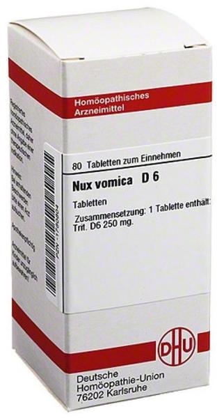 DHU Nux Vomica D 6 Tabletten (80 Stk.)