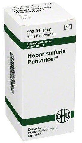 HEPAR Sulfuris Pentarkan Tabletten 200 stk