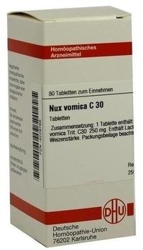 DHU Nux Vomica C 30 Tabletten (80 Stk.)