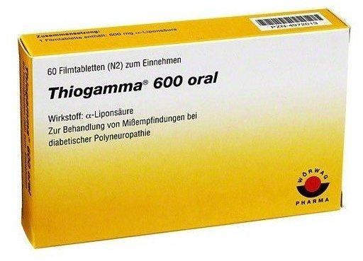Thiogamma 600 Oral Filmtabletten (60 Stk.)