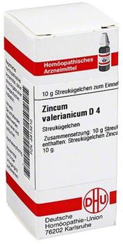 DHU Zincum Valerianicum D 4 Globuli (10 g)