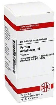 DHU Ferrum Metallicum D 6 Tabletten (80 Stk.)