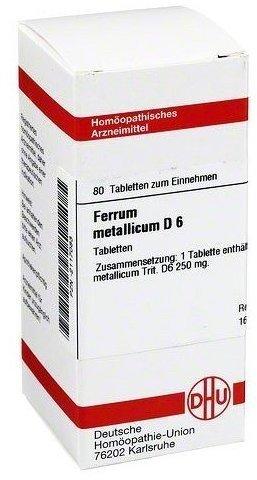 DHU Ferrum Metallicum D 6 Tabletten (80 Stk.)