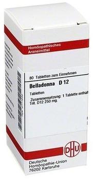 DHU Belladonna D 12 Tabletten (80 Stk.)