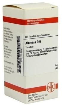 DHU Alumina D 6 Tabletten (80 Stk.)
