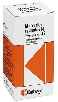 Kattwiga Synergon 43 Mercurius Cyanatus N Tabletten (100 Stk.)