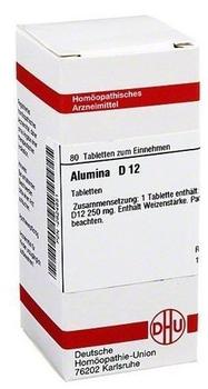 DHU Alumina D 12 Tabletten (80 Stk.)