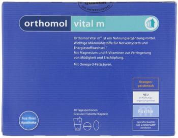 Orthomol Vital M Kombipackung Orange Granulat & Kapseln (30 Stk.)