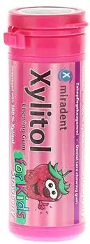 Miradent Xylitol Kaugummi For Kids Erdbeere (30g)