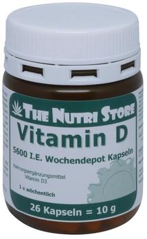 Hirundo Products Vitamin D 5.600 I.E. Wochendepot Kapseln (26 Stk.)