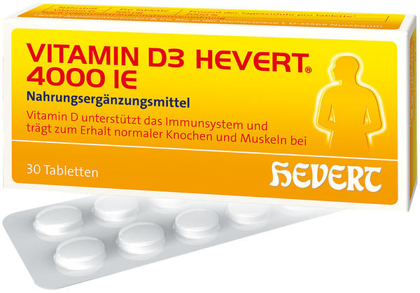 Hevert Vitamin D3 Hevert 4.000 I.E. Tabletten (30 Stk.)