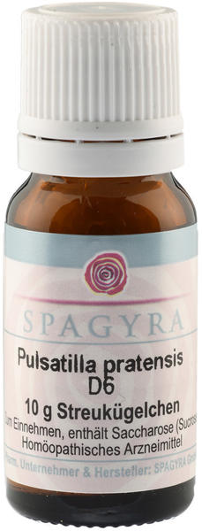 Spagyra Pulsatilla pratensis D6 Globuli (10g)