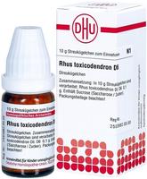 RHUS Toxicodendron D 6 Globuli 10 g