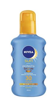 Nivea Sun Protect & Bronze Sonnenöl-Spray LSF 30 (200 ml)