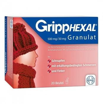 Hexal GRIPPHEXAL 500 mg/30 mg Gra.z.Herst.e.Susp.z.Einn. 20 St