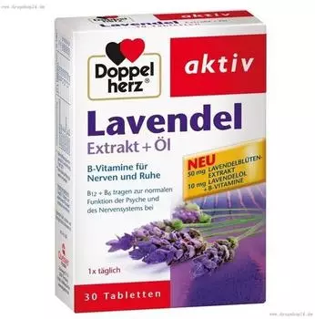 Doppelherz Lavendel Extrakt + &Ouml;l Tabletten (30 Stk.)
