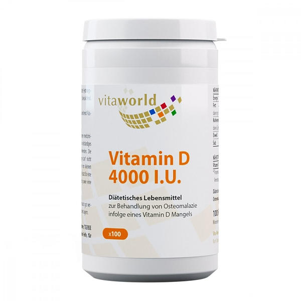 Vita World GmbH Vitamin D3 4.000 I.E. Kapseln (100 Stk.)