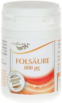 Vita World GmbH Folsäure 800µg Tabletten (100 Stk.)