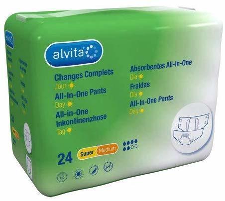 The Boots Company PLC ALVITA All-in-One Inkontinenzhose super medium Tag 24 St