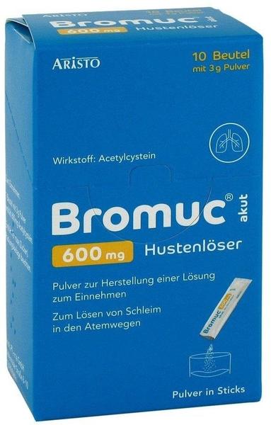 Bromuc akut 600 mg Hustenlöser Pulver (10 Stk.)