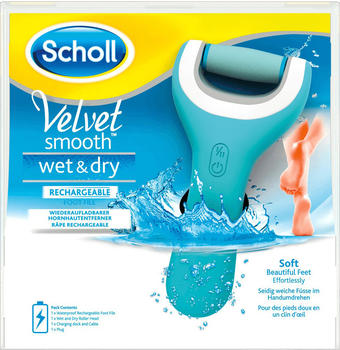 Scholl Velvet Smooth Pedi Wet & Dry turquoise