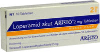 Loperamid akut 2 mg Tabletten (10 Stk.)